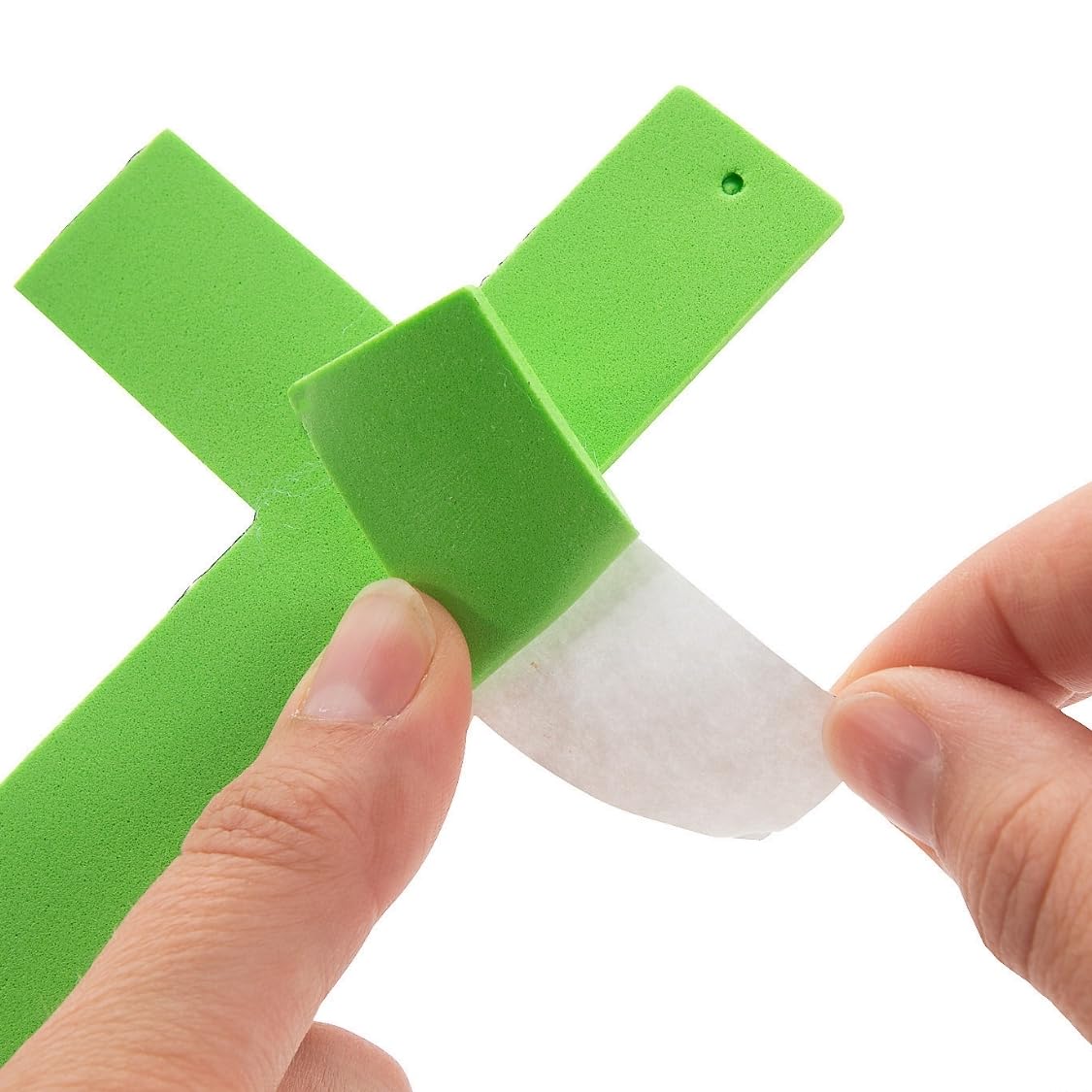 Fun Express Pom-Pom Cross Ornament Craft Kit - Makes 12