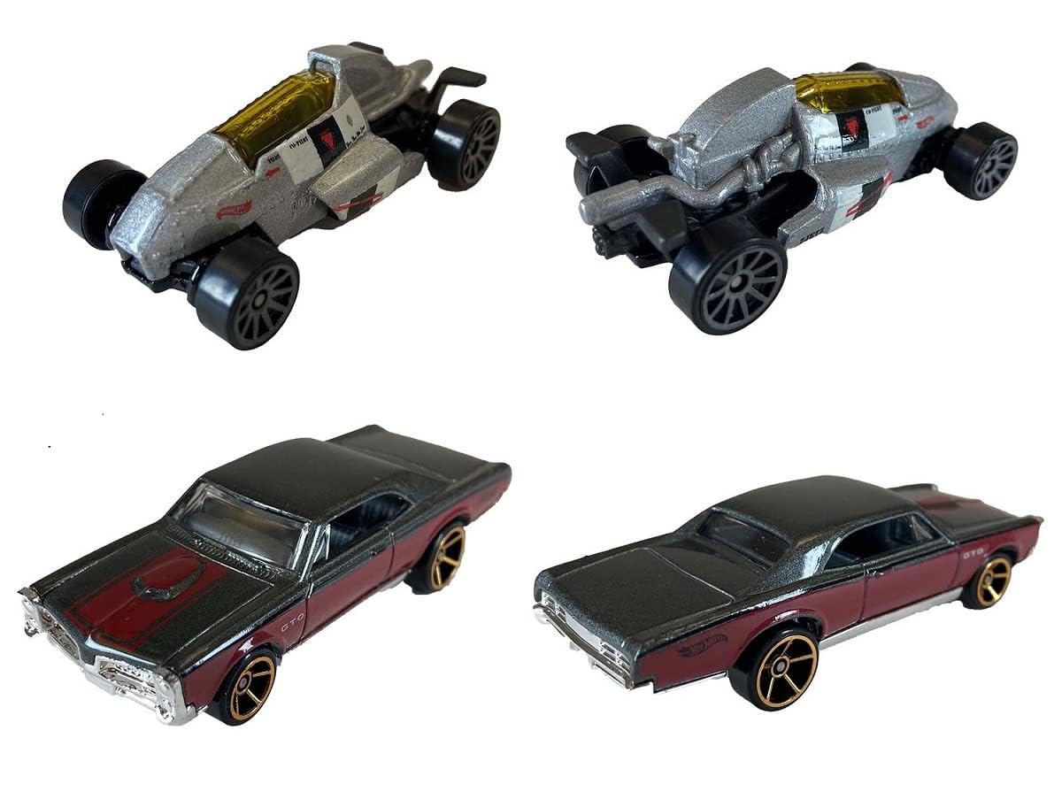 Hot Wheels HW Legends Multipacks of 6 Toy Cars, 1:64 Scale, Authentic Decos, Popular Castings, Rolling Wheels, Gift for Kids 3 Years Old & Up
