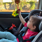 Hamburger Suction Cup Baby Toy Holder for High Chair, Car Seat & Stroller, 3 Tether Straps Keep Toys from Falling Down, BPA-Free Food-Grade Silicone