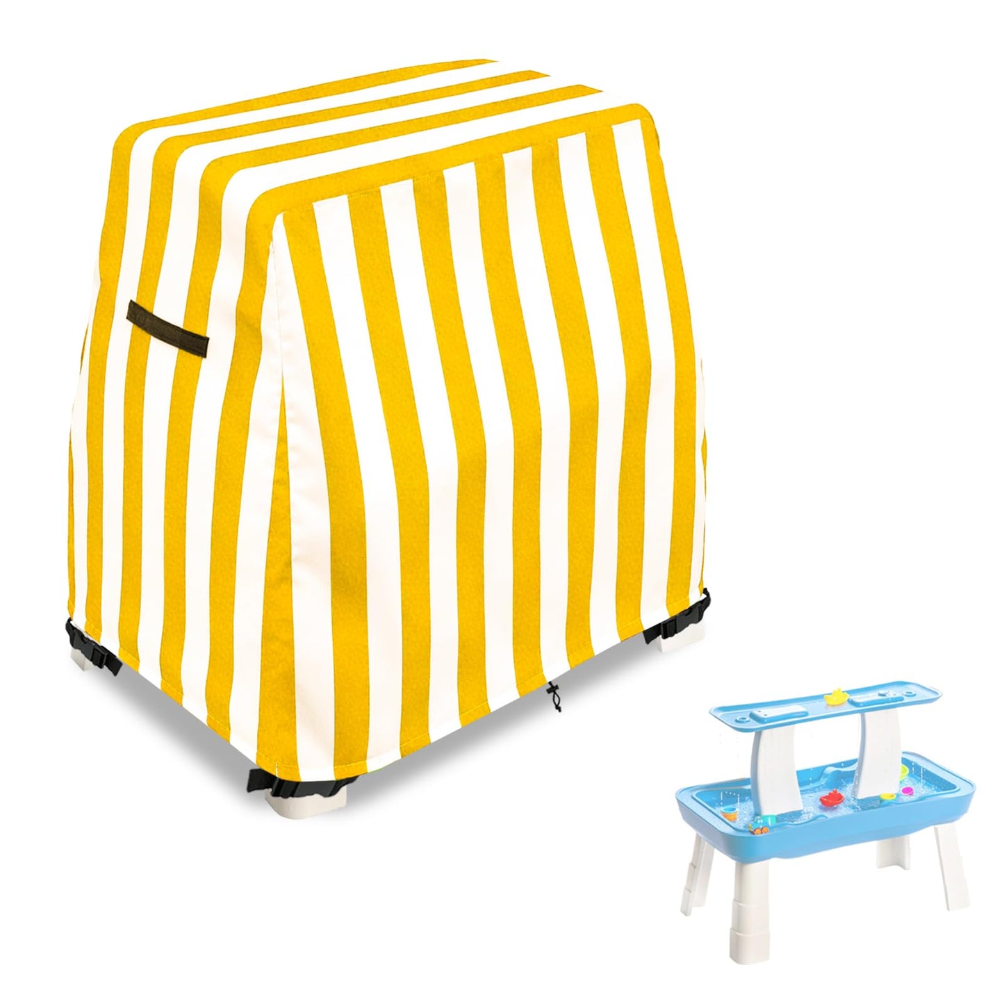 Kids Water Table Cover,Outdoor Heavy Duty 600D Waterproof Toddler Water Play Table Cover,Compatible with GoSports Splash Station Water Table,Designed