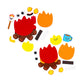 Fun Express Silly Campfire Magnet Foam Craft Kit - Makes 12, Vacation Bible School 2024