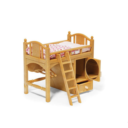 Calico Critters - Loft Bed Set - Dollhouse Furniture & Accessories - Kids Pretend Play Toy, Miniature Dollhouse Furniture & Accessories, Ages 3+