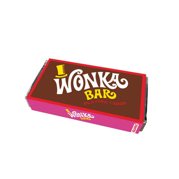 Aquarius Willy Wonka Chocolate Bar Premium Playing Cards - Themed Novelty Deck with 52 Unique Movie Designs - Collectible Merchandise Gift for Teens