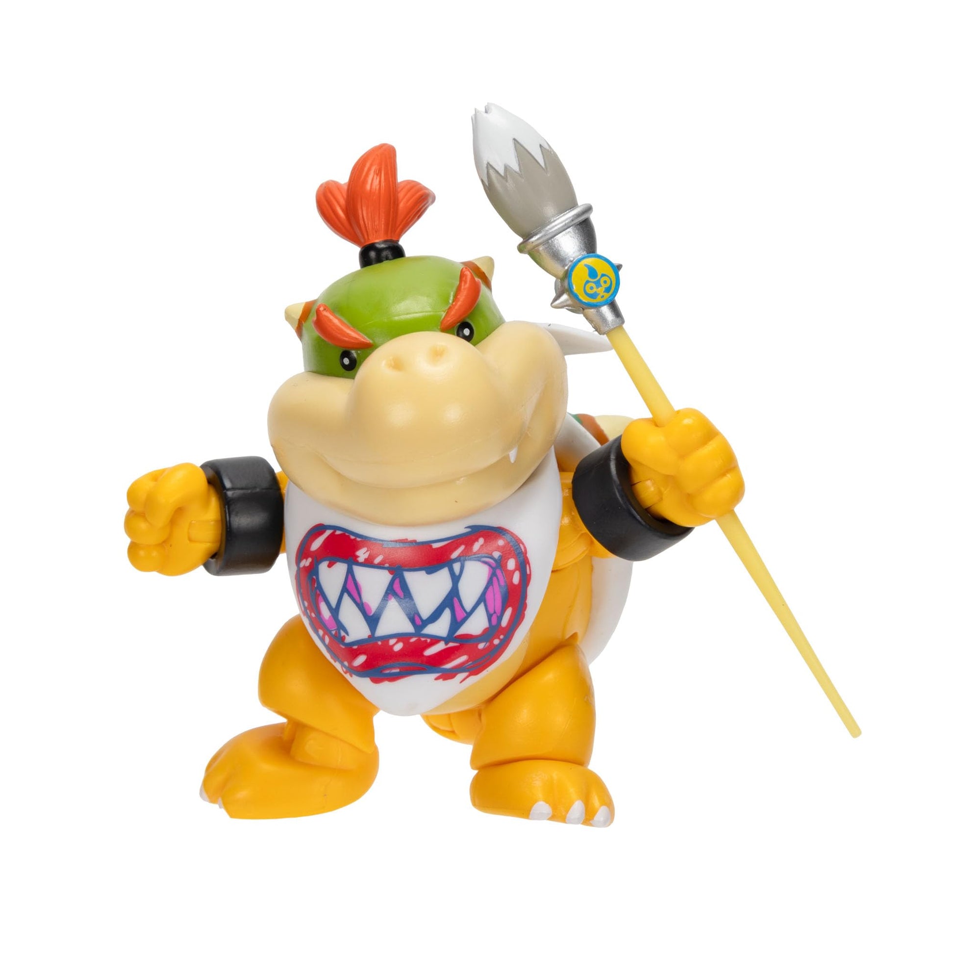 Super Mario Bowser Jr 4 Inch Action Figure with Paintbrush