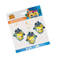 Despicable Me Hanging Swirl Decorations, 26" (Pack of 3) - Eye-Catching Yellow & Blue Design, Perfect for Indoor & Outdoor Use