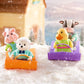 Li’l Woodzeez Farm Set, 4 Posable Animal Toy Figures, Friendz Club
