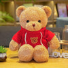 YUKOUQIAN Teddy Bear Stuffed Animal Cute Plush Doll SoftToy 11.8" Gift for Girls Boys Birthdays Christmas Children's Day Halloween Thanksgiving Day