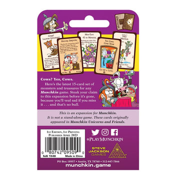 Munchkin Cows Board Game