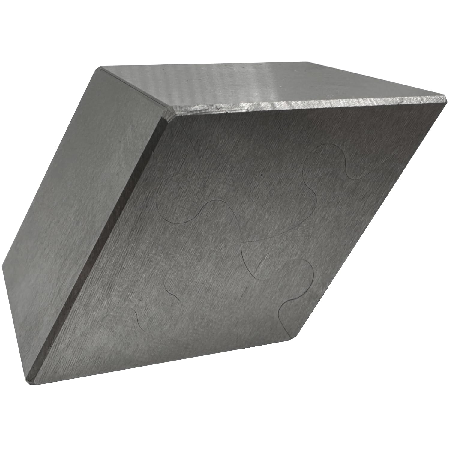 Heavenly Metals 4-Piece Rhombus 3D Puzzle for Adults - Stainless Steel Desk Toy and Fidget, Zero Tolerance Wire EDM Cut Office Gift for Men & Women