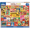 White Mountain 500 Piece Jigsaw Puzzle Funny Collage Food, Coffee & Cake