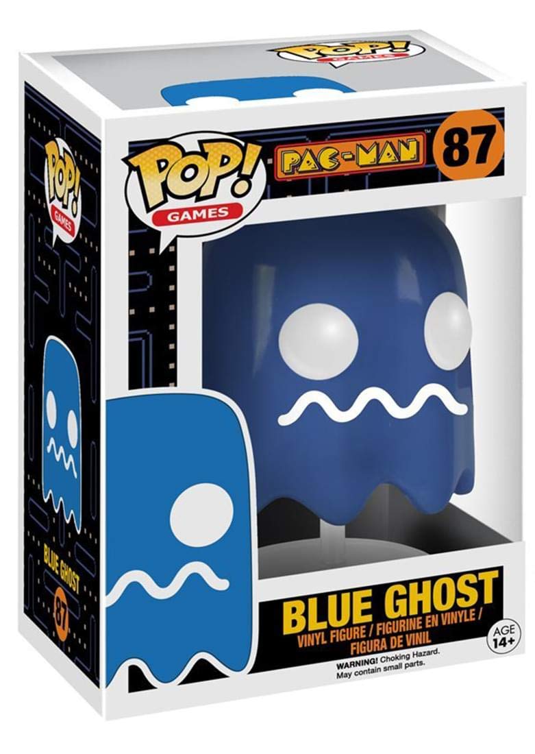 Funko POP Games: Pac-Man - Blue Ghost Action Figure