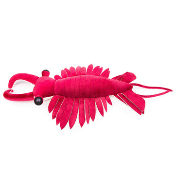 Frankiezhou Home Realistic Anomalocaris Plush Toy - Lifelike 21" Cambrian Ancient Organism Sea Creature Anomalocaris Shrimp Stuffed Animals, Creative