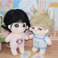 niannyyhouse 10cm 20cm Plush Doll Clothes Vest Jumpsuit Climbing Suit Soft Stuffed Plush Toy Dress Up (a3, 20cm)