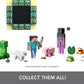 Mattel Minecraft Toys, Creeper Action Figure with Flint & Steel Accessories, Collectible Toy in 3.25-inch Scale