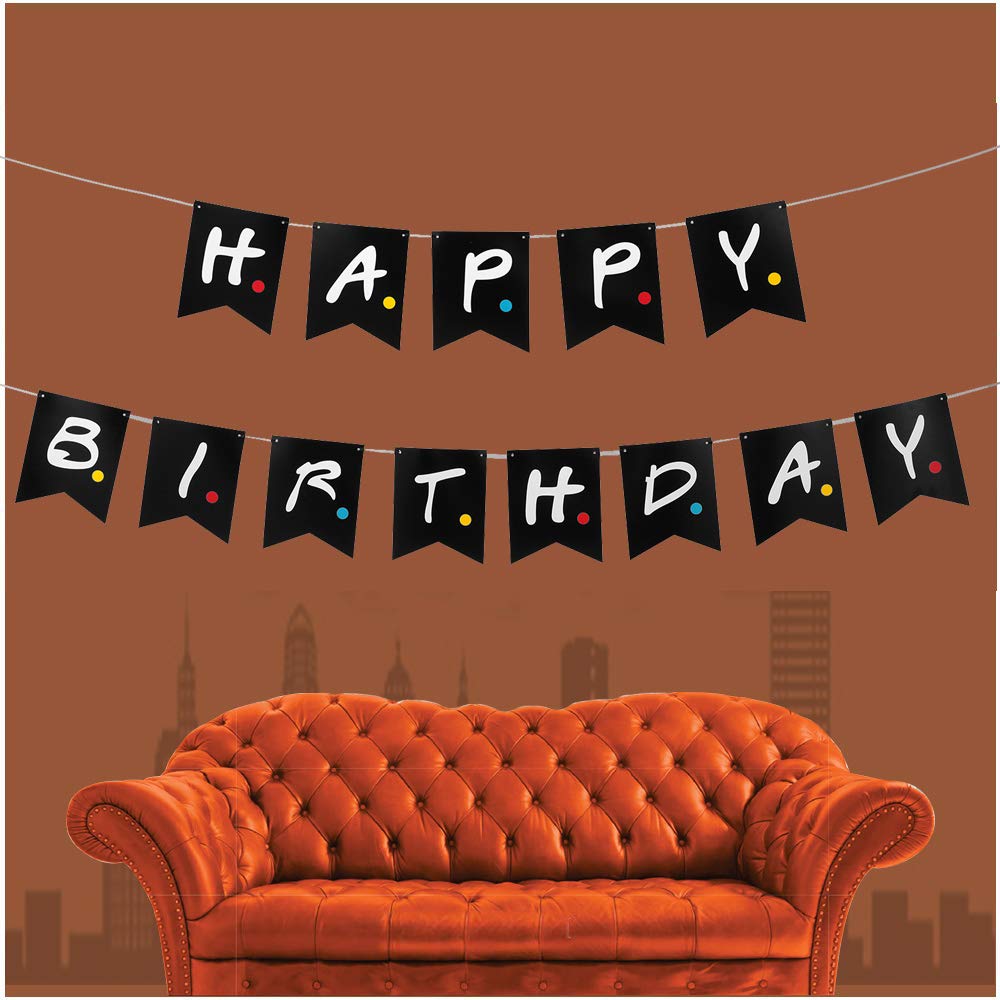 iFriends TV Series Happy Birthday Banner for Kids and Adults - iFriends Party Supplies Decorations, Pre-Assemble Banner Backdrop Decor for Birthday