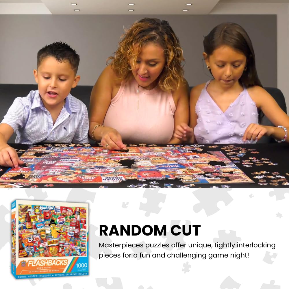 MasterPieces - 1000 Piece Jigsaw Puzzle, Family Game Night, Fun for Adults, Family, Kids, Non-Glare Finish, 19.25" x 26.75"