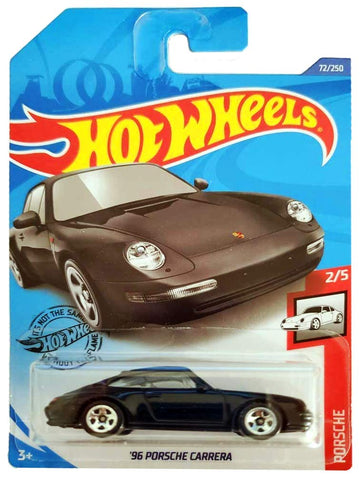 Hot Wheels 2020 Porsche 2/5 - '96 Porsche Carrera, Black 72/250