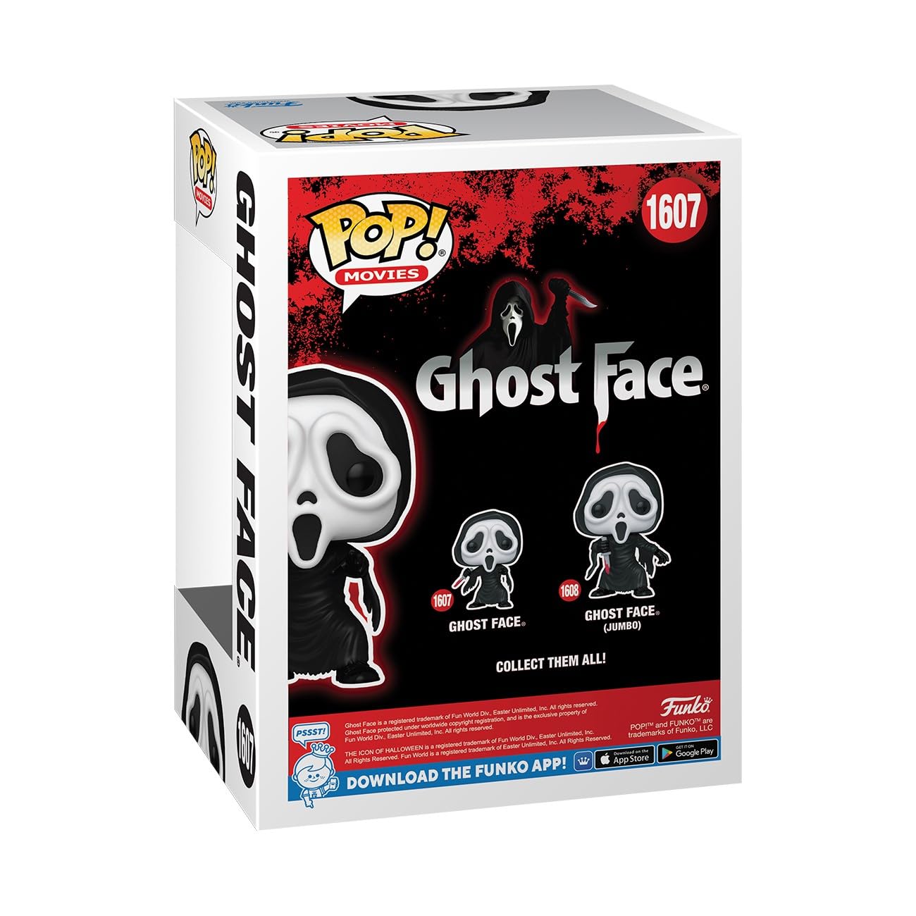 Funko POP! Movies: Ghostface - Ghostface - Collectable Vinyl Figure - Gift Idea - Official Merchandise - for Kids & Adults - Horror Fans - Model