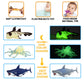 Ocean Sea Animal,8 Inch Rubber Bath Toy Set(8 Pack Random),Super Stretches Material TPR, Some Kinds Can Change Colour, ValeforToy Floating Bathtub Toy