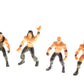 PowerTRC 32 Pcs Wrestling Toys for Kids, Wrestler Play Set with 2 Wrestle Rings Style, 12 Super Wrestlers, Many Realistic Accessories, Toy Figures