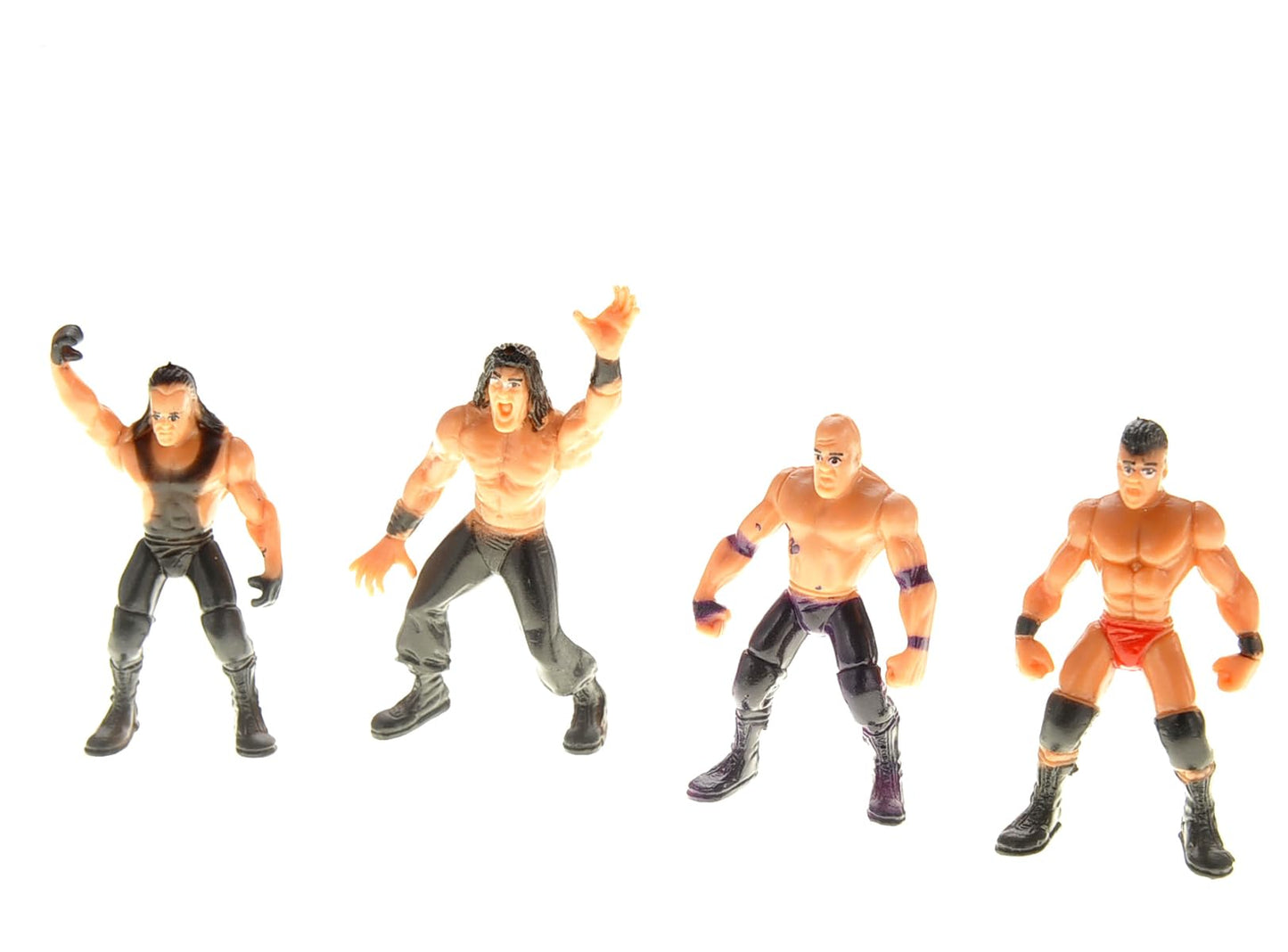 PowerTRC 32 Pcs Wrestling Toys for Kids, Wrestler Play Set with 2 Wrestle Rings Style, 12 Super Wrestlers, Many Realistic Accessories, Toy Figures