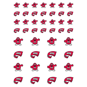 Western Kentucky Hilltoppers Small Sticker Sheet - 2 Sheets