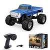 OBIOCKIDAY 1/36 RC Off-Road Car, 2.4G 4WD Full-Proportional Remote Control Climbing Car with LED Lights, Pickup RC Truck Mini-Van, Crawler Climber