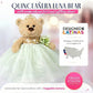 KINNEX COLLECTIONS SINCE 1997 Large 20” Quinceañera Teddy Bear Centerpiece - Elegant Dress, Oversized Keepsake Gift for 15 Años, OSO Quinceañera