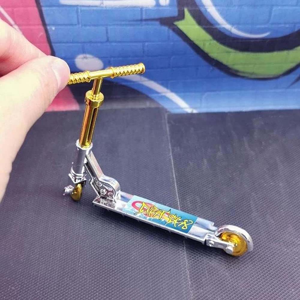 ZGLUZP Mini Finger Scooter Two Wheel Scooter Children's Educational Toys Finger Scooter Bike Plastic Fingerboard Skateboard Simulation Vehicles Toy