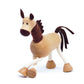 Horse Wooden Animal Toys for Toddler, Fun and Posable Wood Farm Animal Toys, Early Education Boys and Girls
