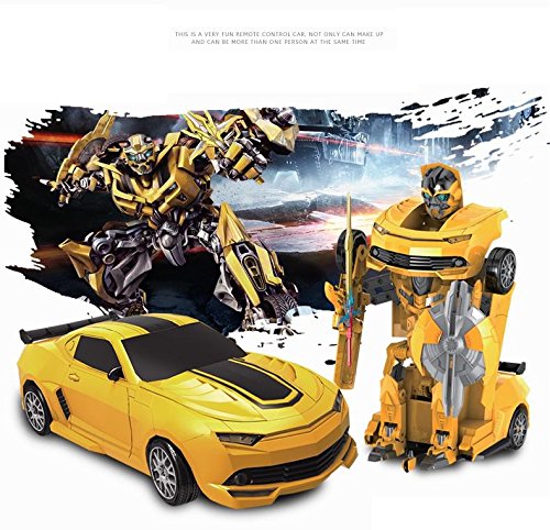 Surpass Remote Controlled Transformation Robot Shape-shift Action Figure, Remote Control Action Figure Model Car Toy for Kids, 1:14 Proportion
