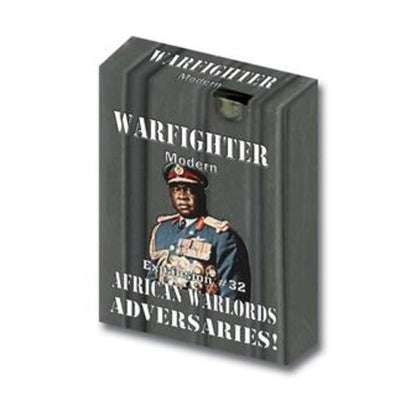 DVG Warfighter Modern Expansion #32 African Warlord Adversaries #1 Card Deck Warfighter Modern Board Game