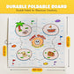 Blank Board Game Kit for Kids & Families - Make Your Own Game with 180+ Pieces: Double-Sided Blank Game Board, Blank Cards, Dice, Wooden Tokens