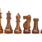 House of Chess - Tournament Chess Set Pieces - Unique Staunton Golden Acacia Wood/Boxwood - King Height: 3.75" (95 mm) - 2 Extra Queens - Weighted