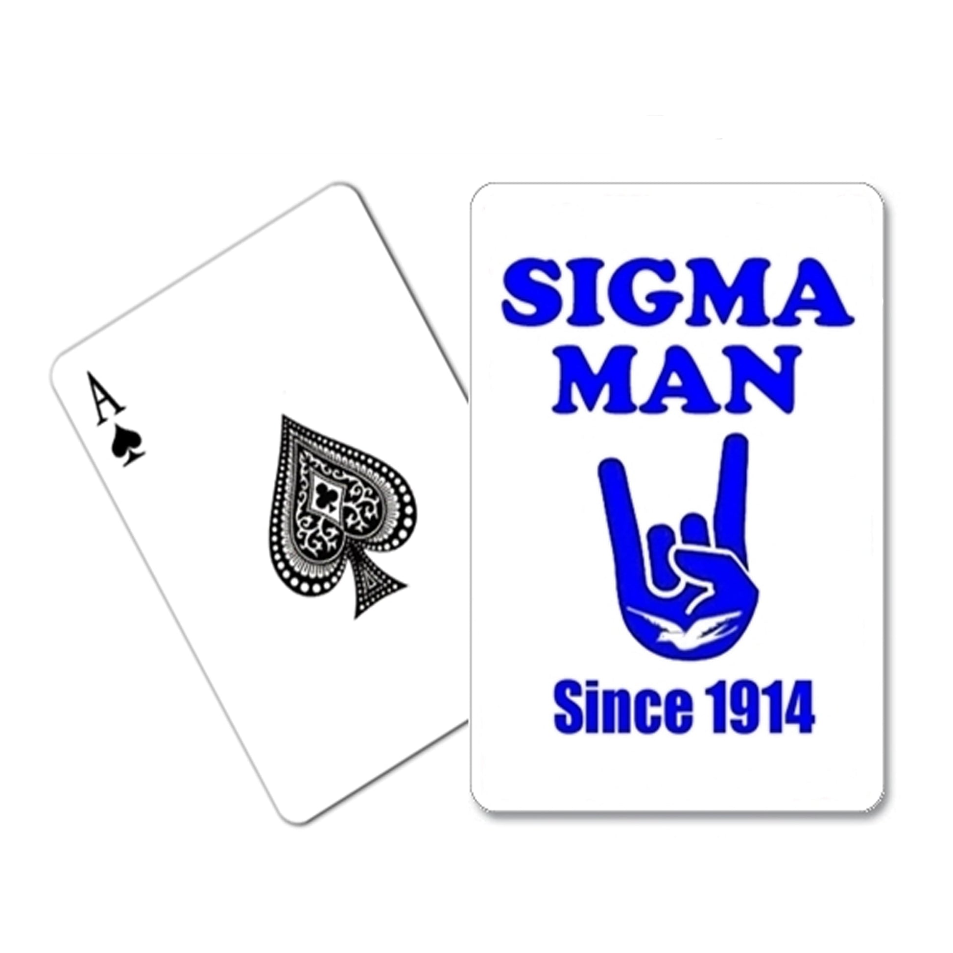 Fraternity Gift - Game Cards for New Members, Crossing Gifts, Founders Day, Greek Life, Initiation, Graduation, Decorations (Sigma-Man)