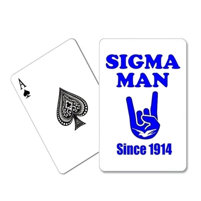 Fraternity Gift - Game Cards for New Members, Crossing Gifts, Founders Day, Greek Life, Initiation, Graduation, Decorations (Sigma-Man)