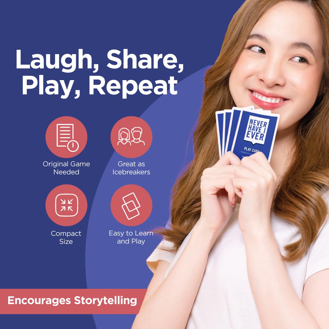 Never Have I Ever Card Game - Expansion Pack One, The Ultimate Adult Party Game Starter Pack, Spice Up Your Next Game Night, Pregame, or Icebreaker