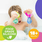 Mobi Skwooshlz Water Squeeze Bulbs - Silicone Baby Bath Toys, Baby Bathtub Toys for Toddlers, Latex and BPA Free, Food Grade Silicon, Easy to Clean