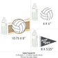 Big Dot of Happiness Volleyball Centerpiece Kit - Sports Theme Party Table Decorations - Double-Sided Premium Cardstock Birthday Table Toppers