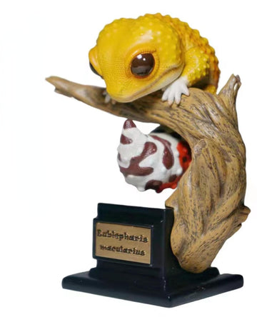 HAMAPI Gecko Gekko Toy Model - Standard/Plus Size Collectible Crawling Pet Gift Set?Popular Toys Leopard Gecko/nephrurus Levis?Blind Box?Plus?Smystery