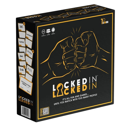 Locked-in Party Card Game - 400 Prompt Cards - Fun Game for Game Night, Parties & Icebreakers - Adults, Teens & Families - 2-10 Players