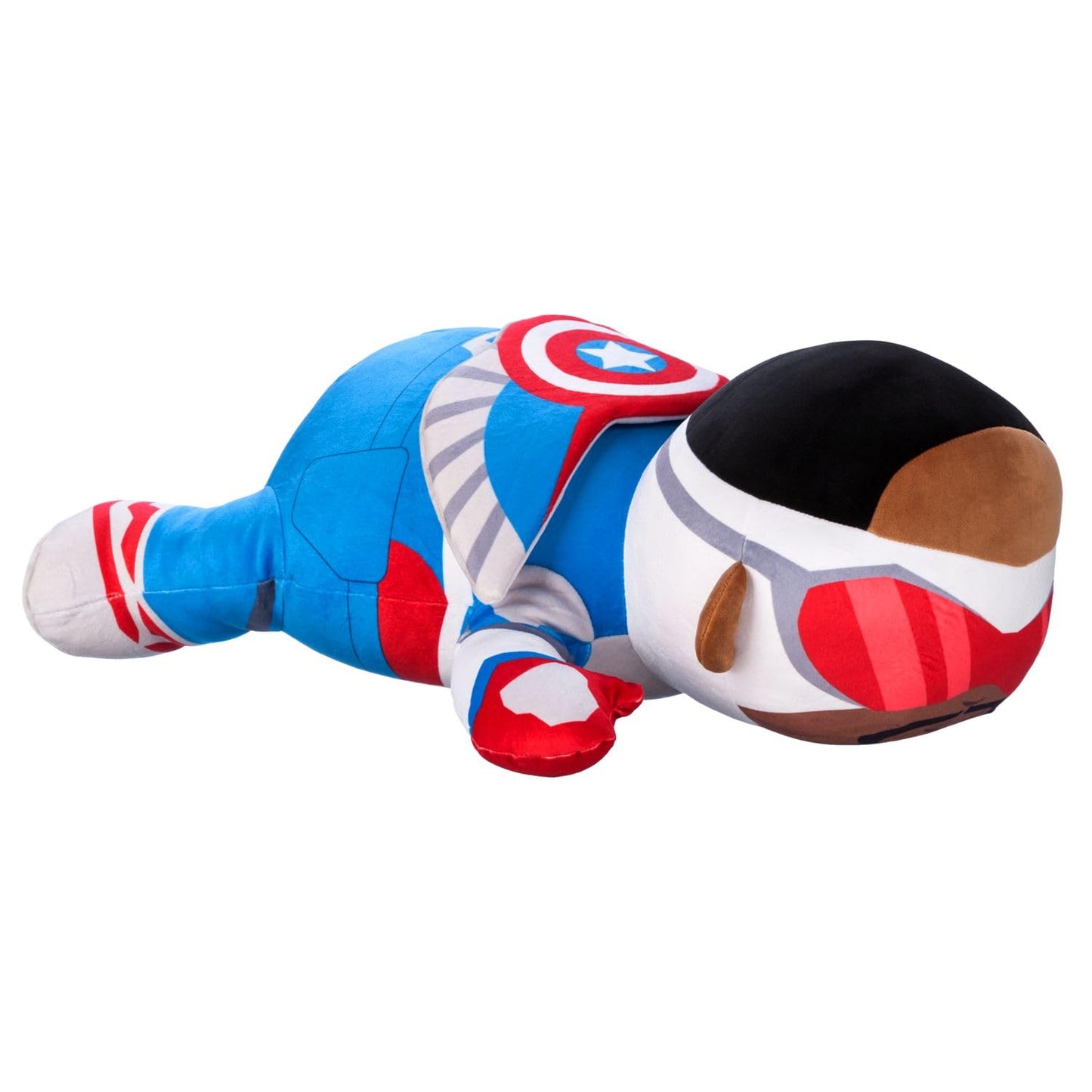 Disney Store Official Captain America Sam Wilson Cuddleez Plush - Super Soft & Huggable Toy for Fans & Kids of All Ages - Perfect Collectible Gift
