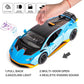 WAKAKAC Model Car 1/24 Scale Compatible for Lambo STO Die-cast Toy Vehicle Pull Back with Light and Sound Toy Car Door Can be Open (Blue)
