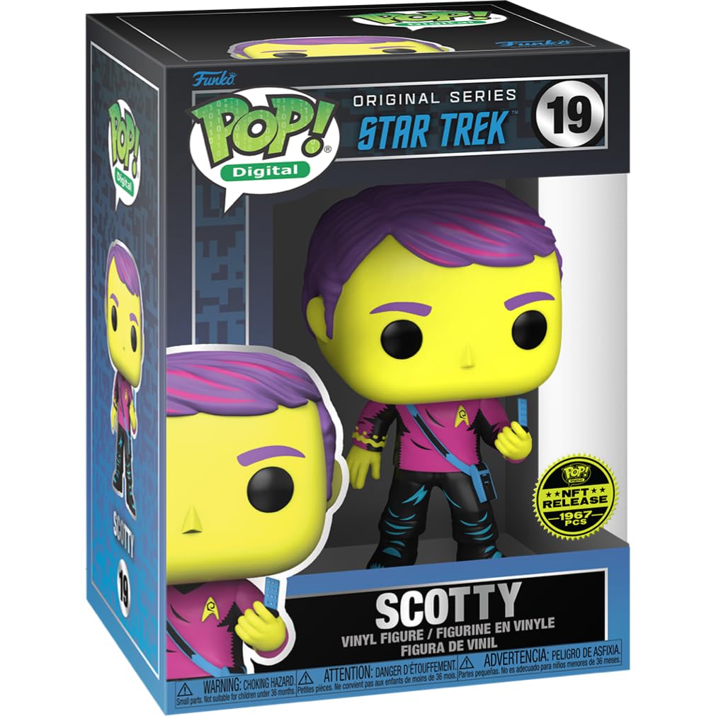Funko Pop Digital: Star Trek SCOTTY Legendary Black Light Physical Redemption