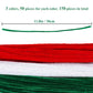 150 Pieces Christmas Pipe Cleaners Chenille Stem,50 White Craft Pipe Cleaners,50 Green Chenille Stems Pipe Cleaners, and 50 Red Pipe Cleaners for Arts