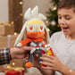 Pokémon Official 12-Inch Raboot Plush Toy - Large Soft Stuffed Animal from Sword & Shield Scorbunny Evolution - Authentic Licensed Pokémon Figure