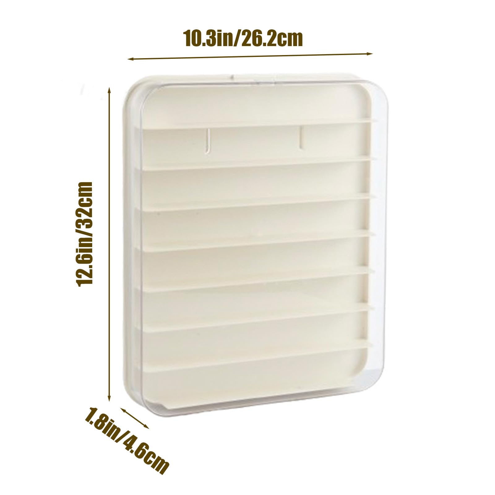Clear Display Case for Mini Figures, Wall-Mounted Figures Display Box, Multi Story Minifigure Display Cabinet Suitable for Collectibles Action Figures