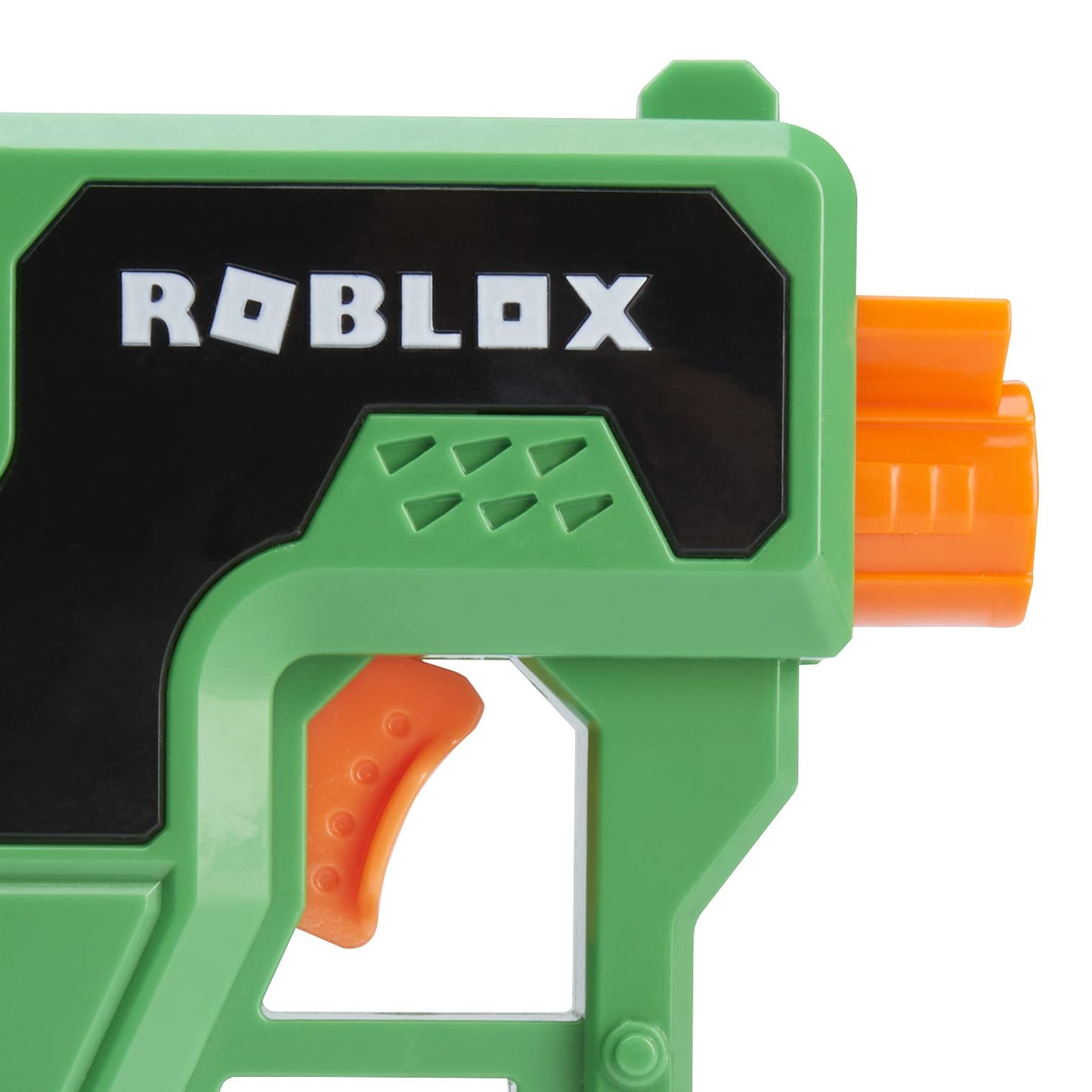Nerf Roblox Phantom Forces: Boxy Buster Dart Blaster, Pull-Down Priming Handle, 2 Elite Darts, Code to Unlock in-Game Virtual Item