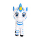 Zoonicorn Emoteez - 4 in Valeo Blue Toy Figure with Light-up Horn