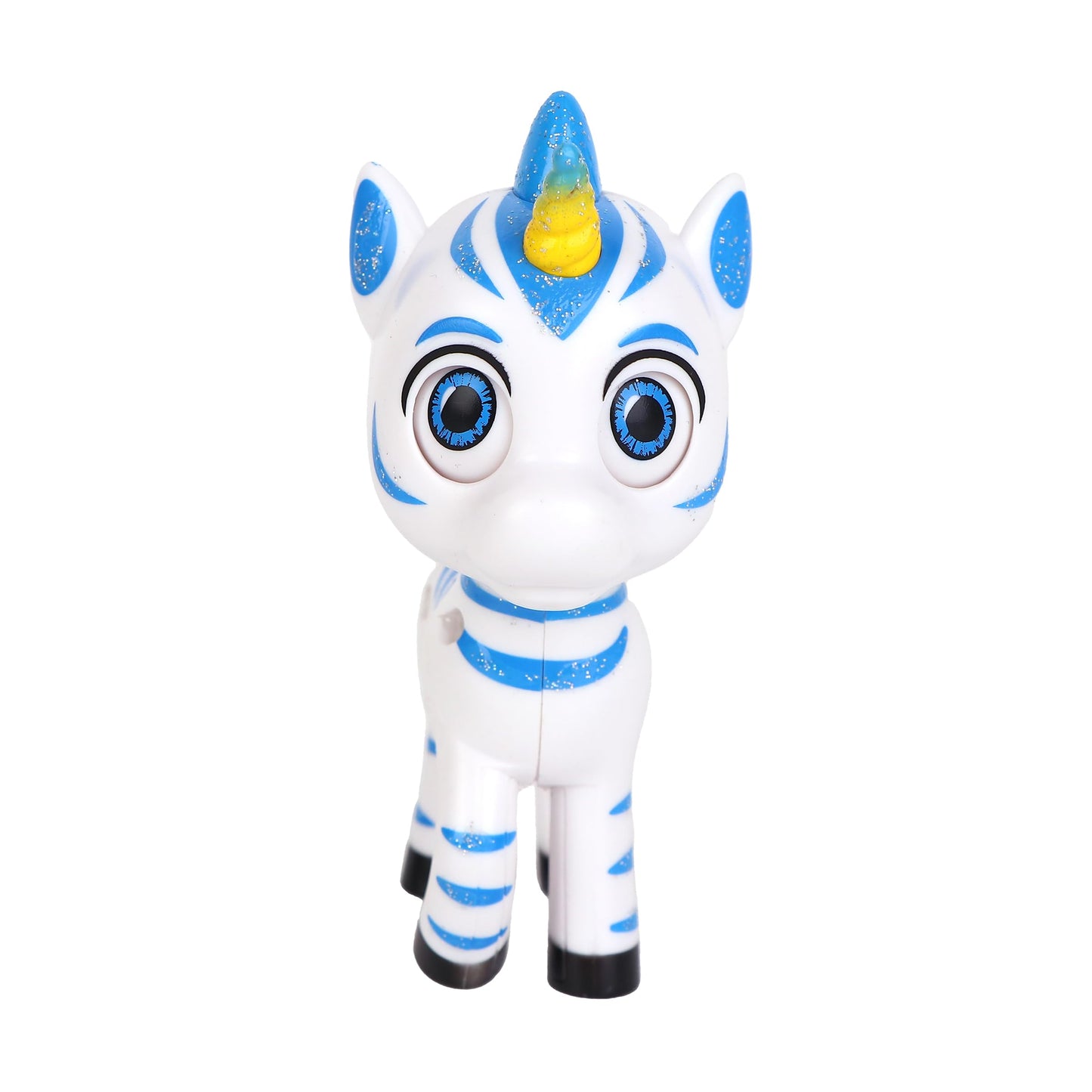 Zoonicorn Emoteez - 4 in Valeo Blue Toy Figure with Light-up Horn